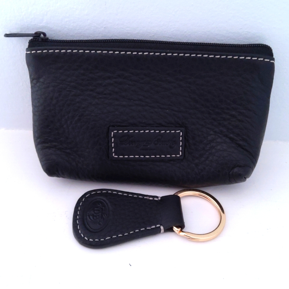 Small Black Change purse & keyring
